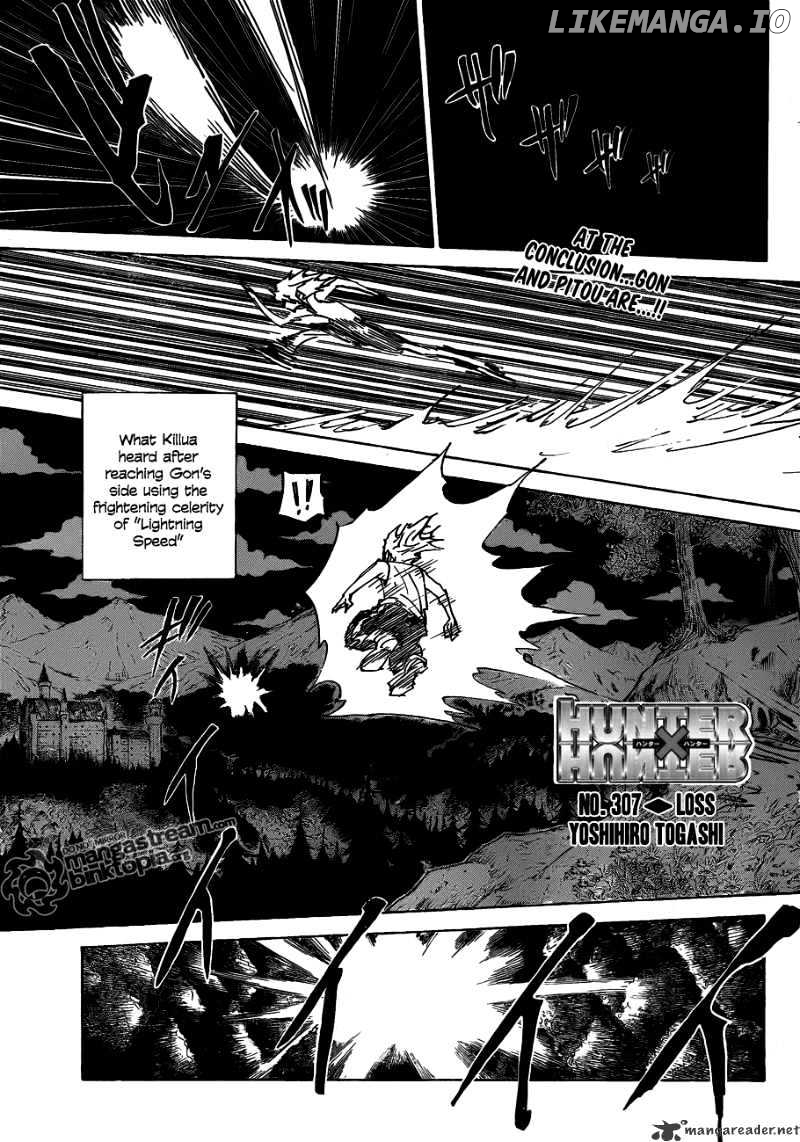 Hunter x Hunter, Chapter 307 image 01